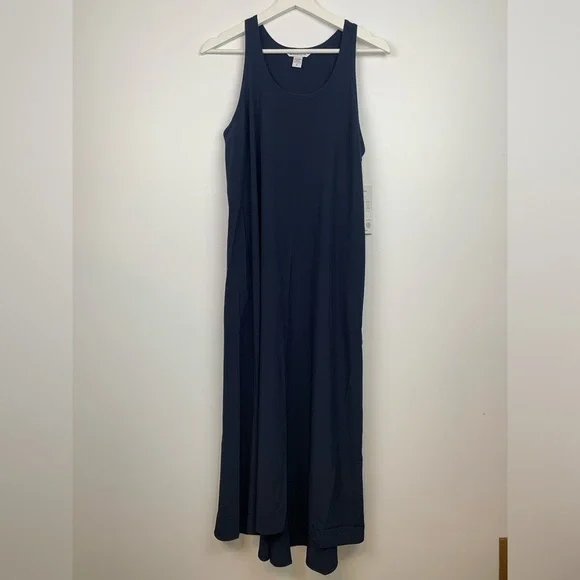 Athleta | Dresses | Nwt Athleta Presidio Dress Blue Lightweight Relaxed  Summer Long Maxi Dress Small | Poshmark